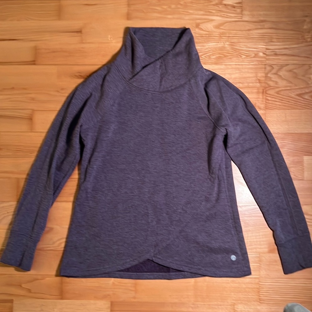 Purple active sweater